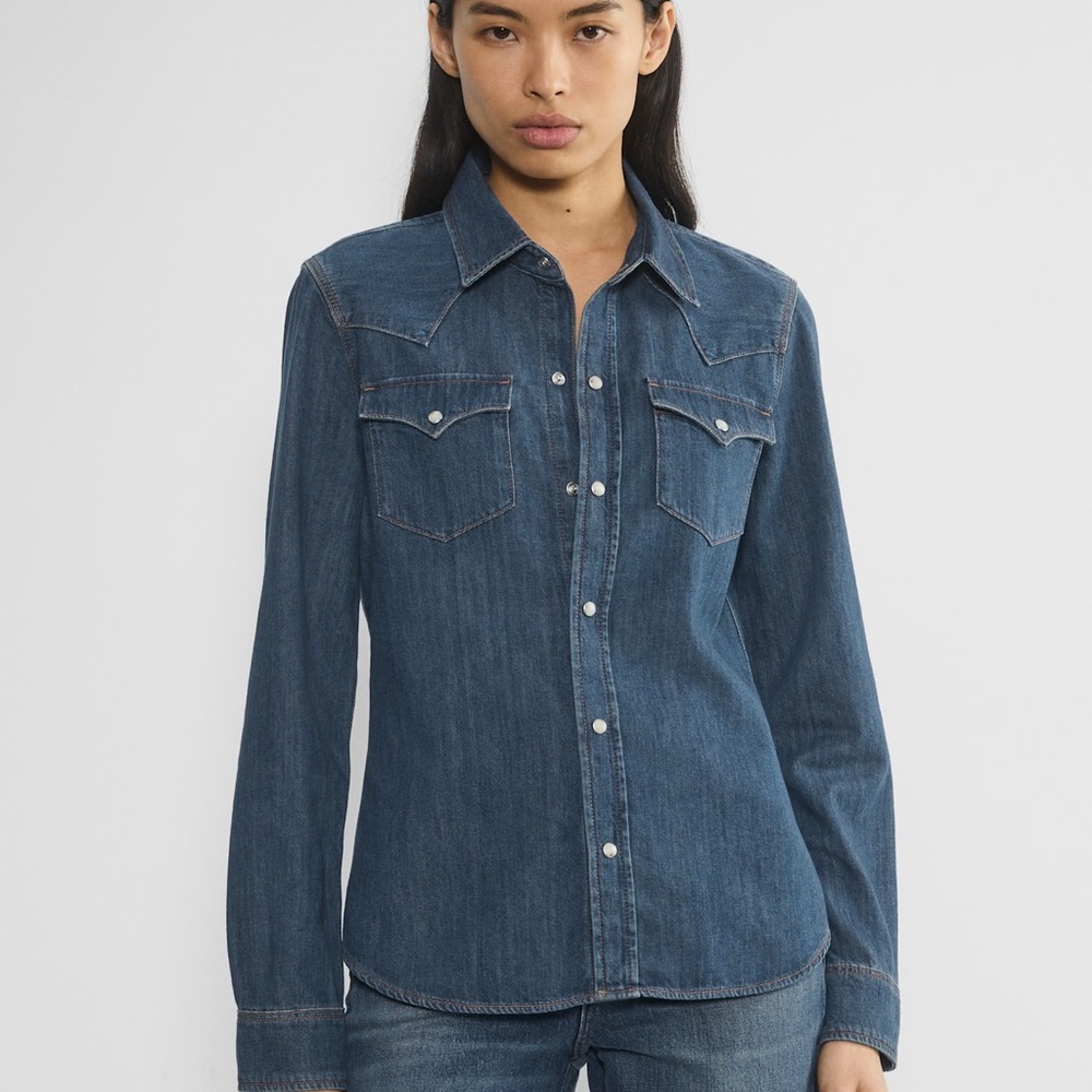 Denim Forum Western Denim Shirt